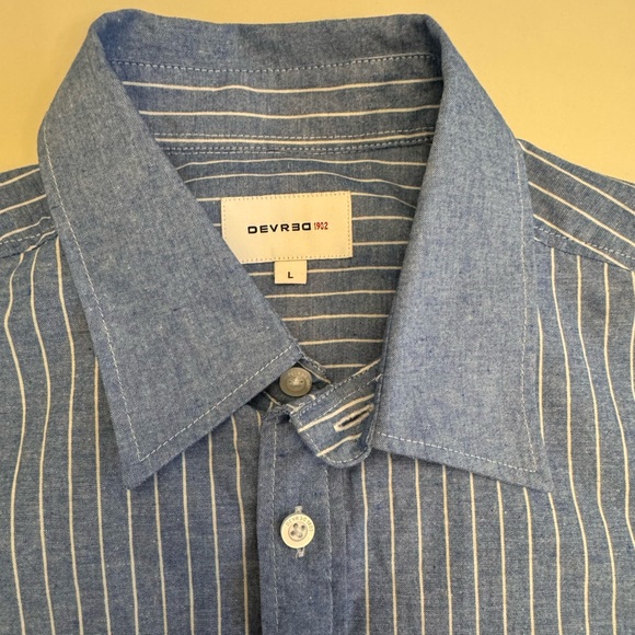 Devred Button Down Striped Long Sleeve Shirt - Picture 4 of 4